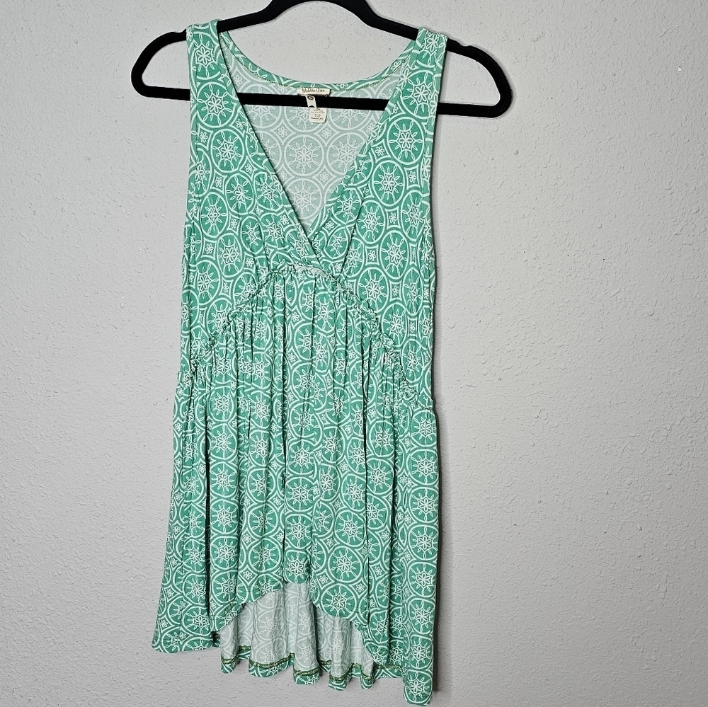 Matilda Jane Mint Green Sprees Whippy Tank Top Soft Stretch Size S Small‎